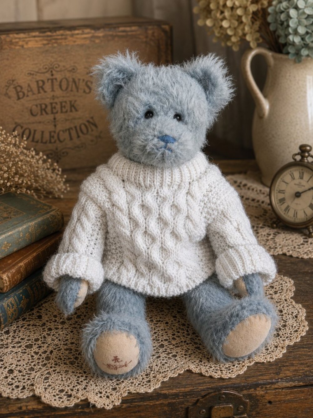 1999 GUND BARTON'S CREEK COLLECTION Old Blue 80002 Limited Edition Teddy Bear